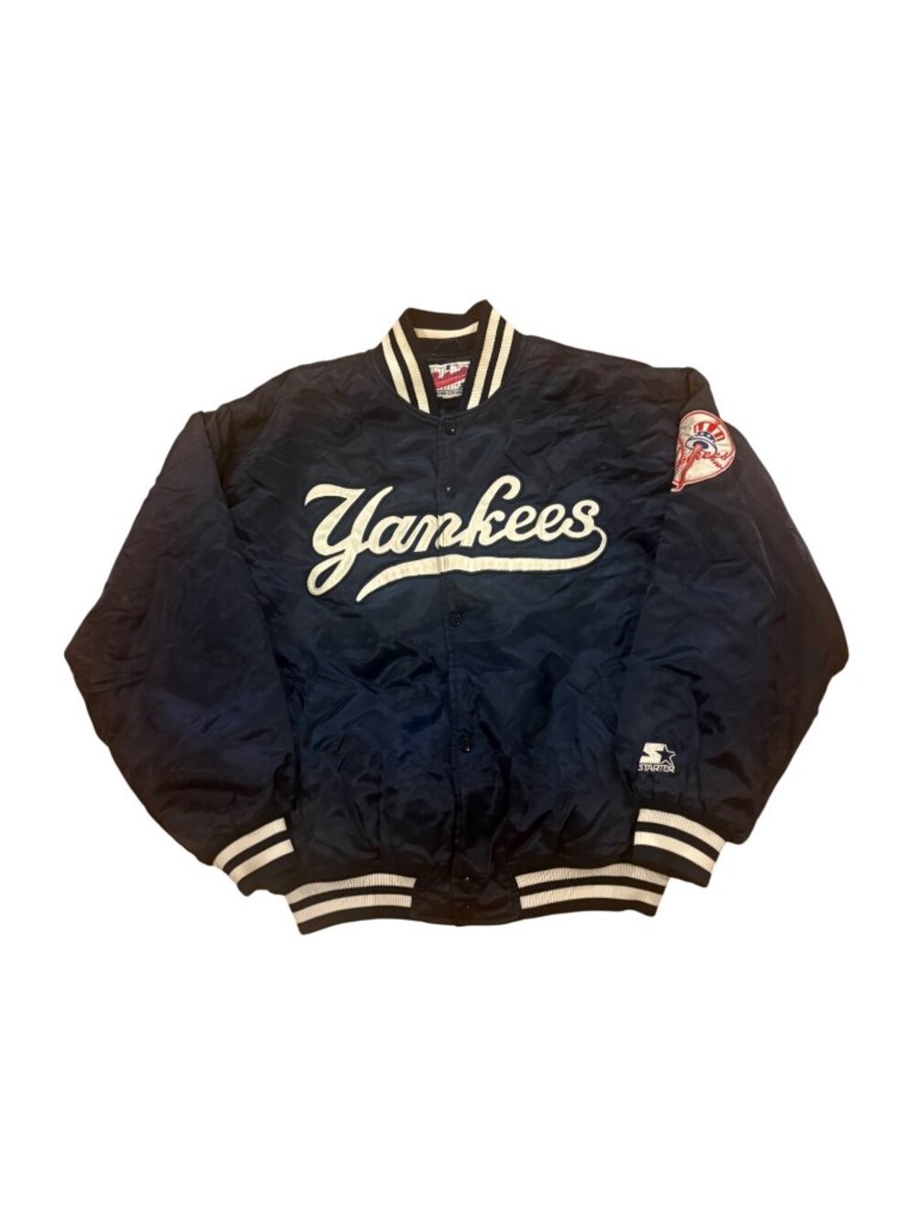 Vintage 90s Starter Diamond Collection New York Yankees Satin Jacket Men's XL